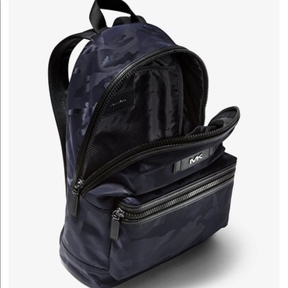 MICHAEL KORS Camouflage Nylon Jacquard Backpack - Picture 4 of 10
